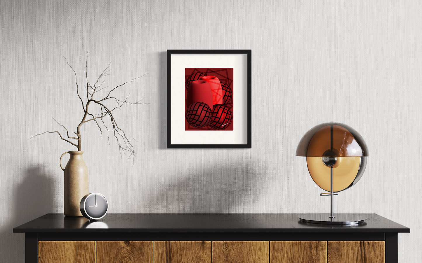 8.5" x 11" Framed